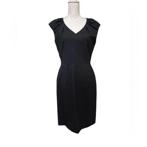 Alex Marie Cap Sleeve V Neck Shift Dress